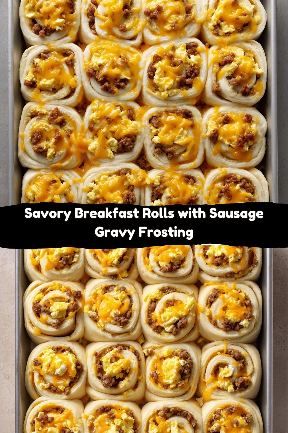 Sausage Egg & Cheese Breakfast Rolls