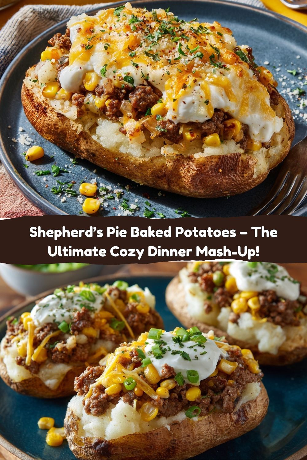 Shepherd’s Pie Baked Potatoes