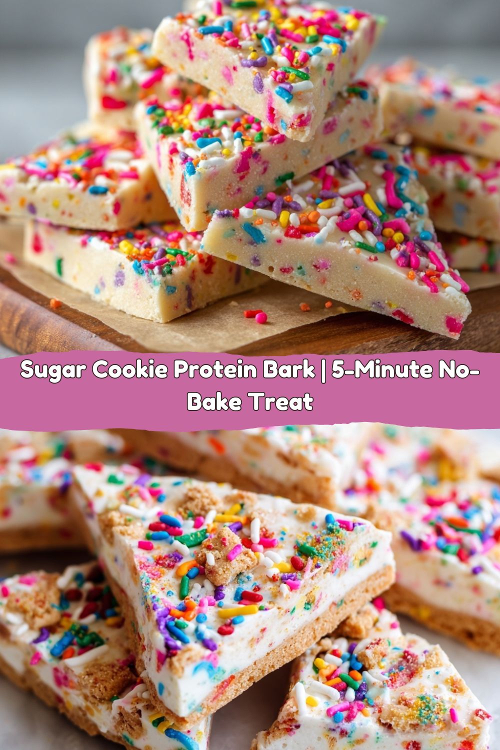 Sugar Cookie Protein Bark