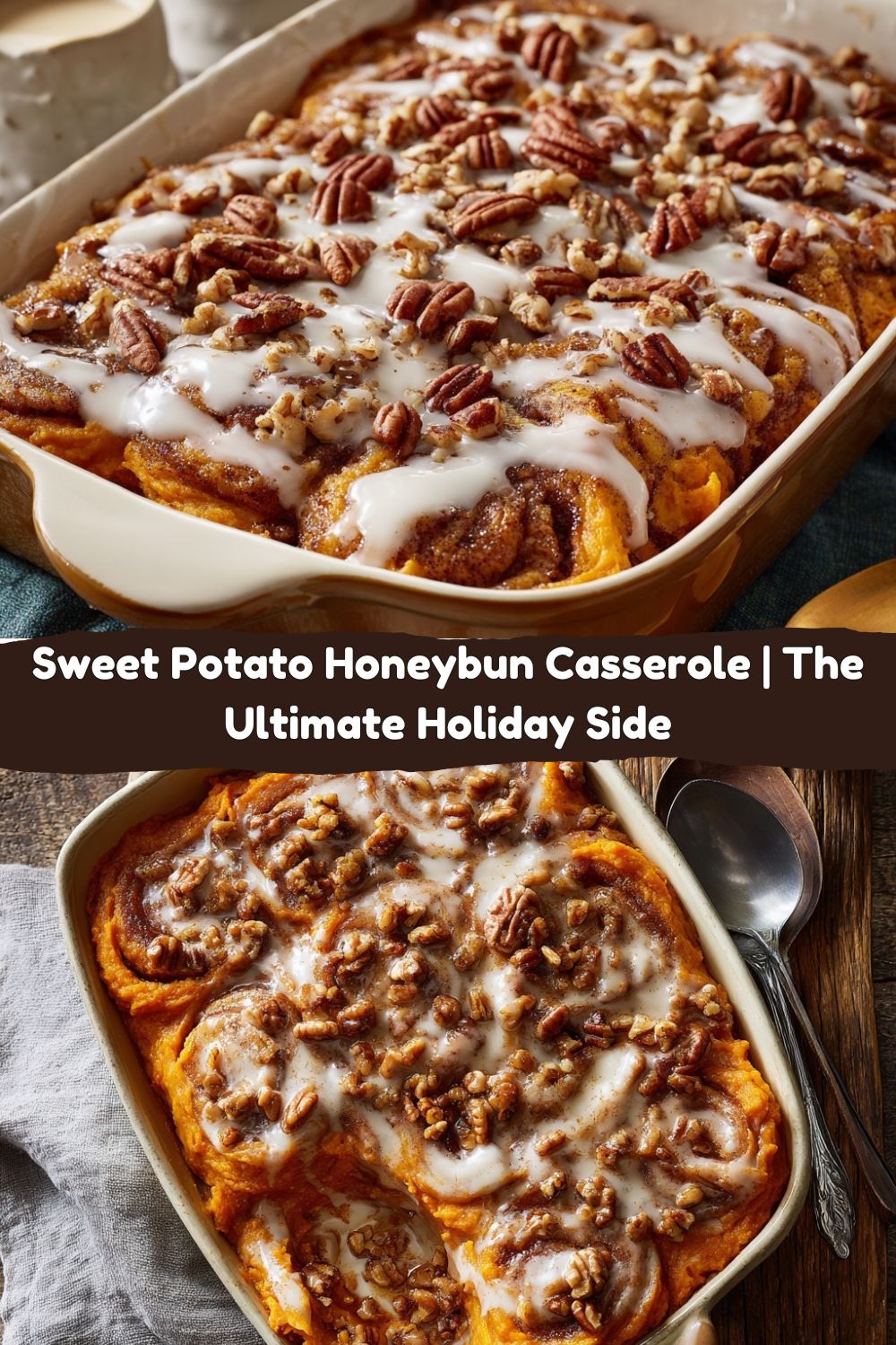 Sweet Potato Honeybun Casserole