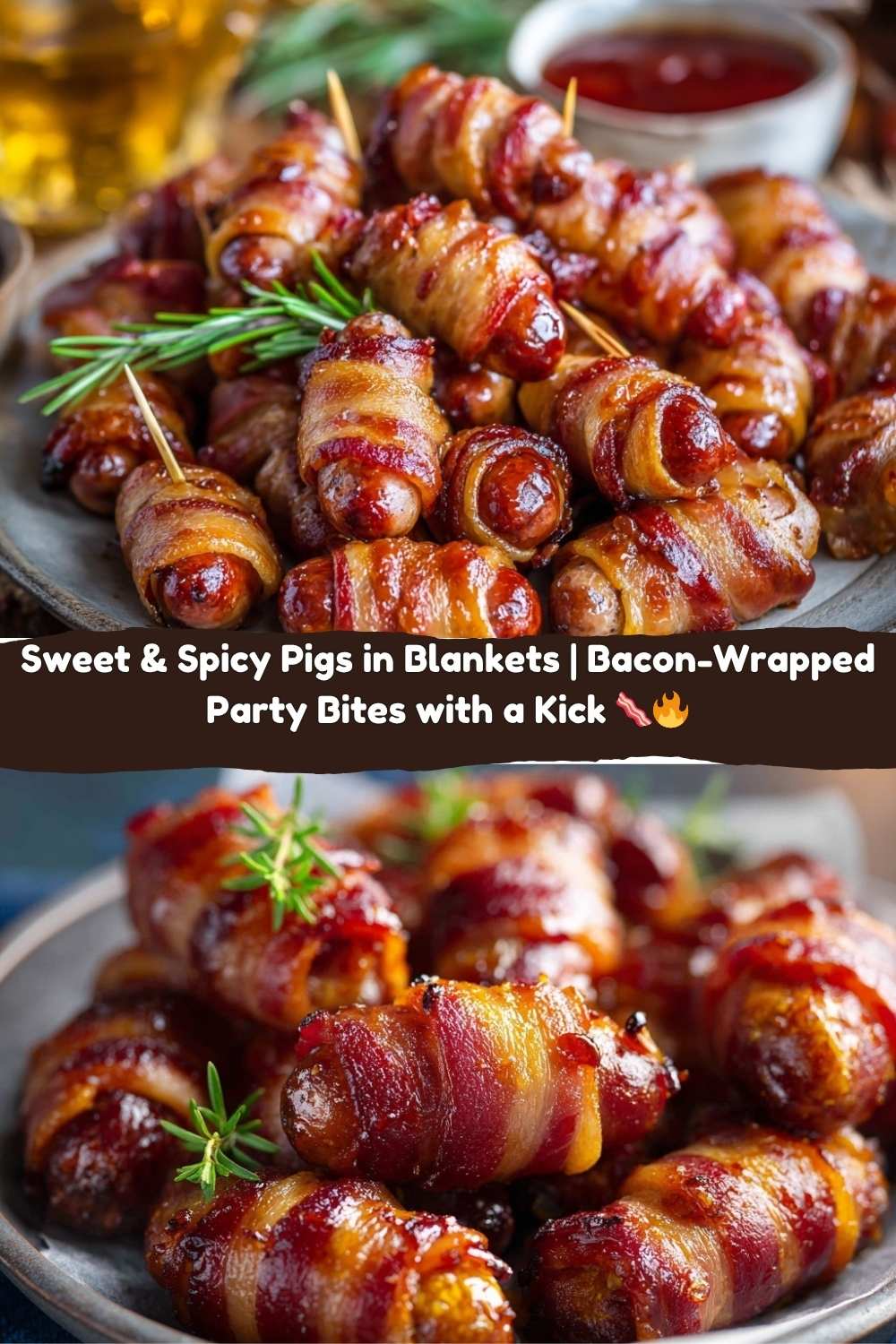 Sweet & Spicy Pigs in Blankets
