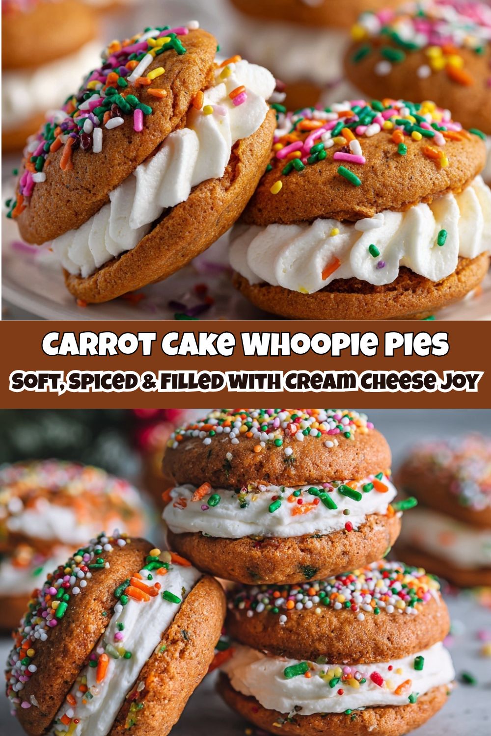 Carrot Cake Whoopie Pies