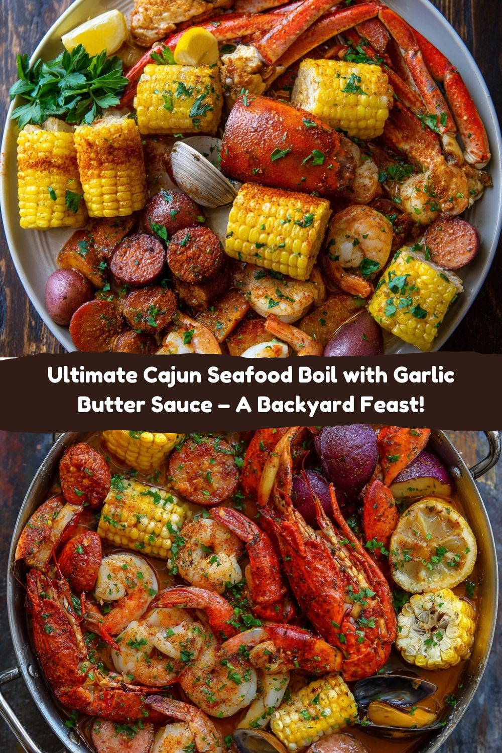 Ultimate Cajun Seafood Boil with Garlic Butter Sauce