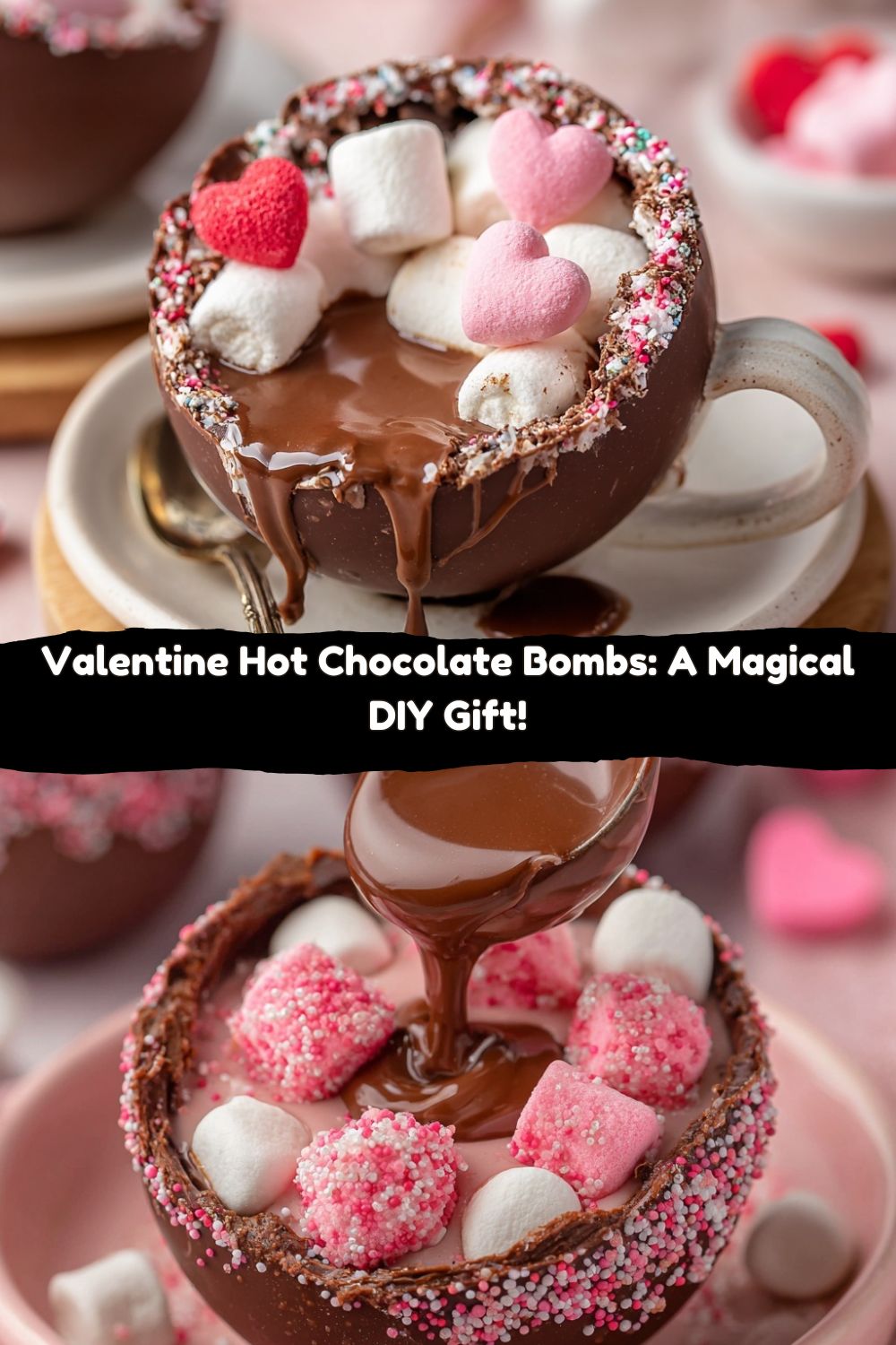Valentine Hot Chocolate Bombs