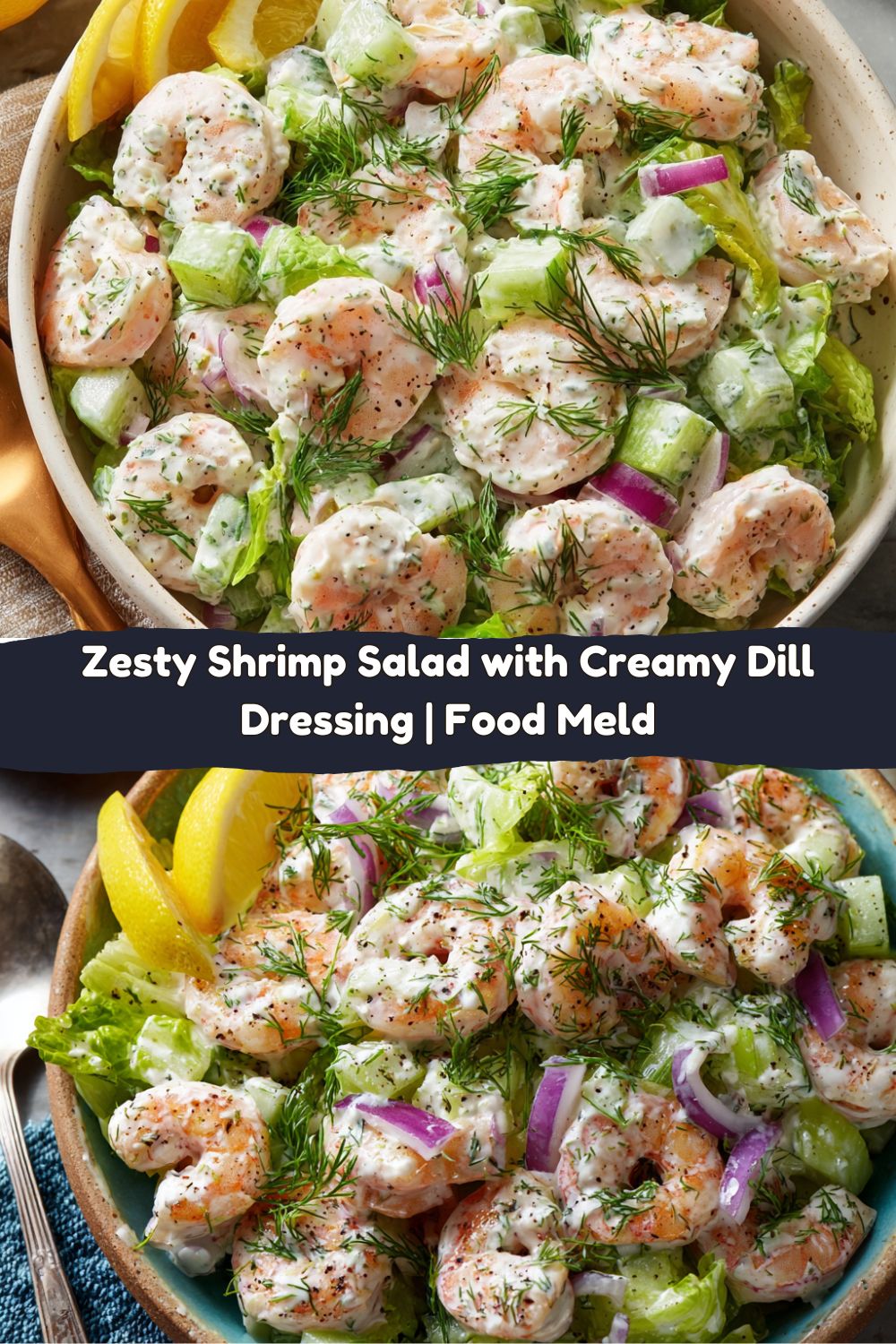 Zesty Shrimp Salad with Creamy Dill Dressing
