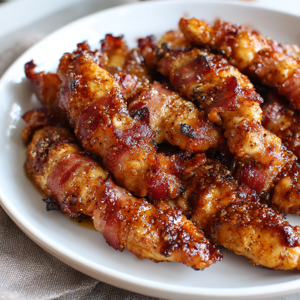 Bacon Brown Sugar Chicken Tenders