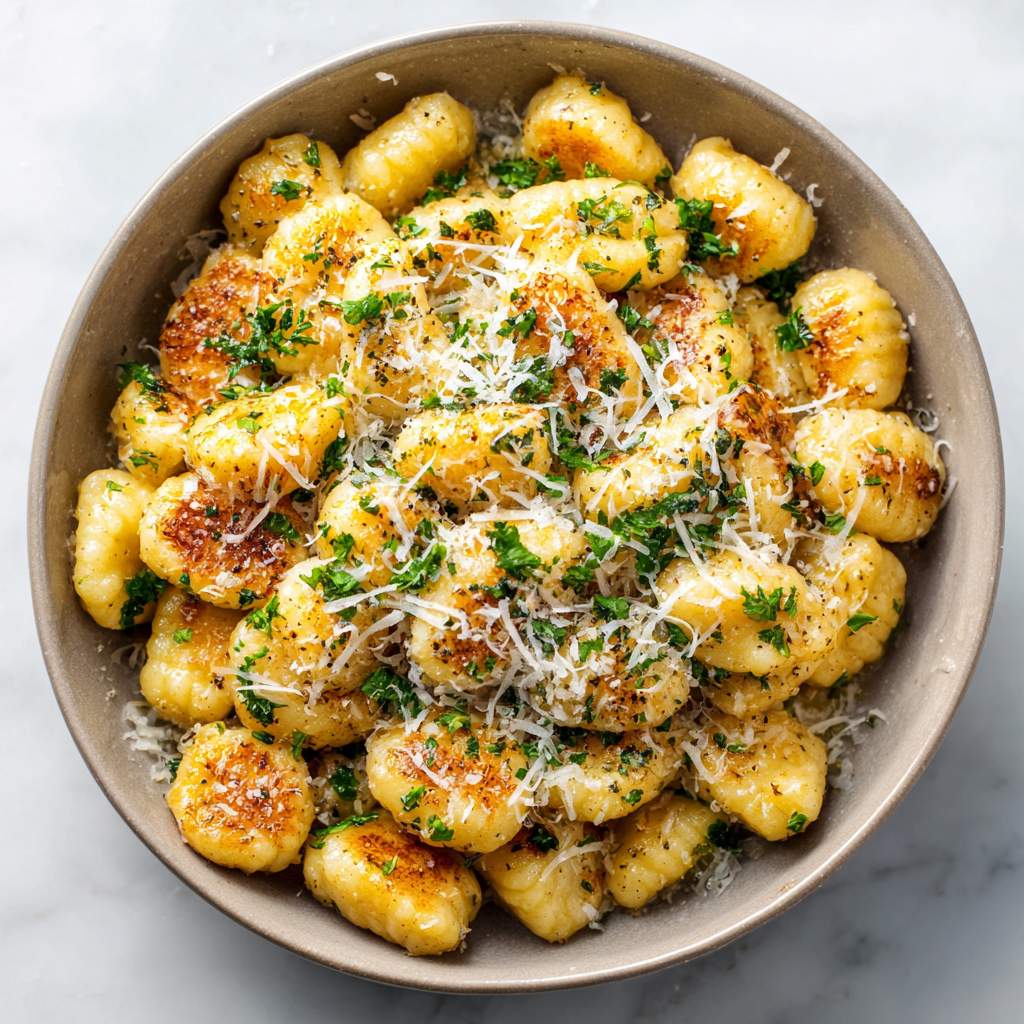 Garlic Butter Parmesan Gnocchi