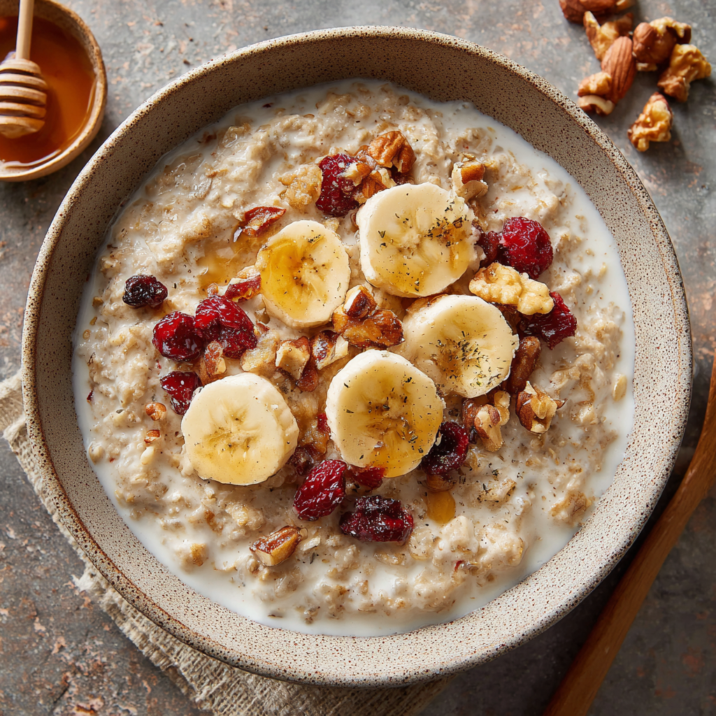 Sourdough Oatmeal Breakfast Bowl