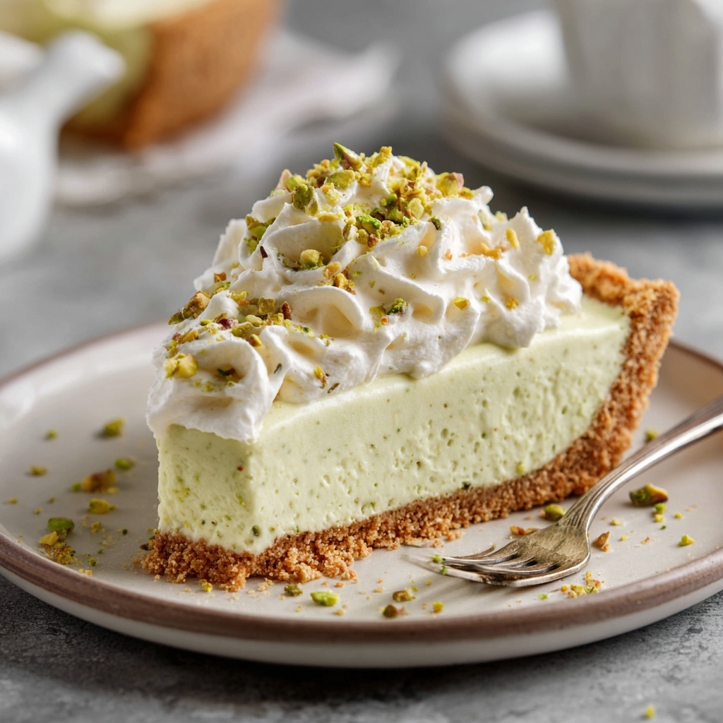 No-Bake Pistachio Cream Pie