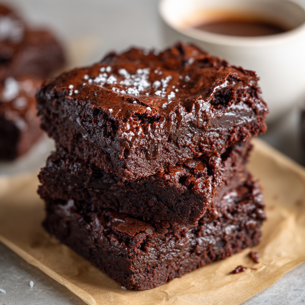 Fudgy Greek Yogurt Brownies