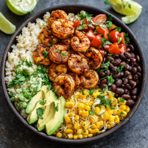 Shrimp Taco Meal Prep Bowls