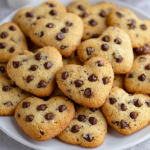 Heart Shaped Chocolate Chip Cookies