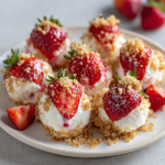 Strawberry Cheesecake Bites