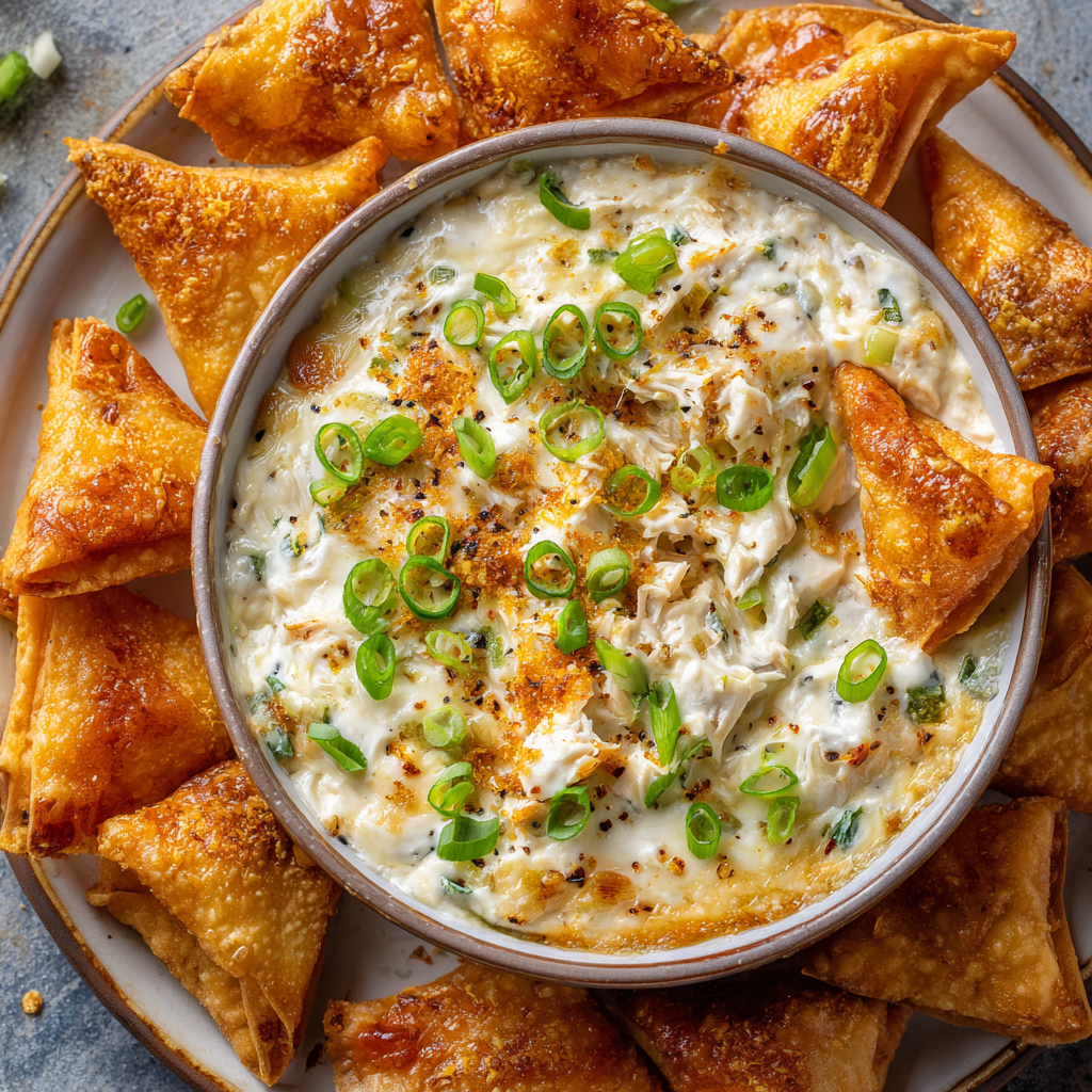 Creamy Crab Rangoon Dip