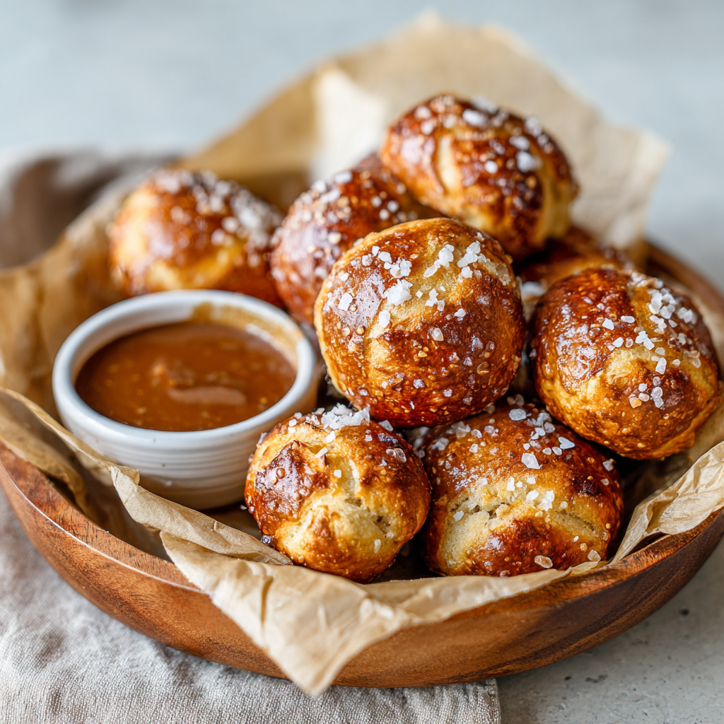 Sourdough Discard Pretzel Bites