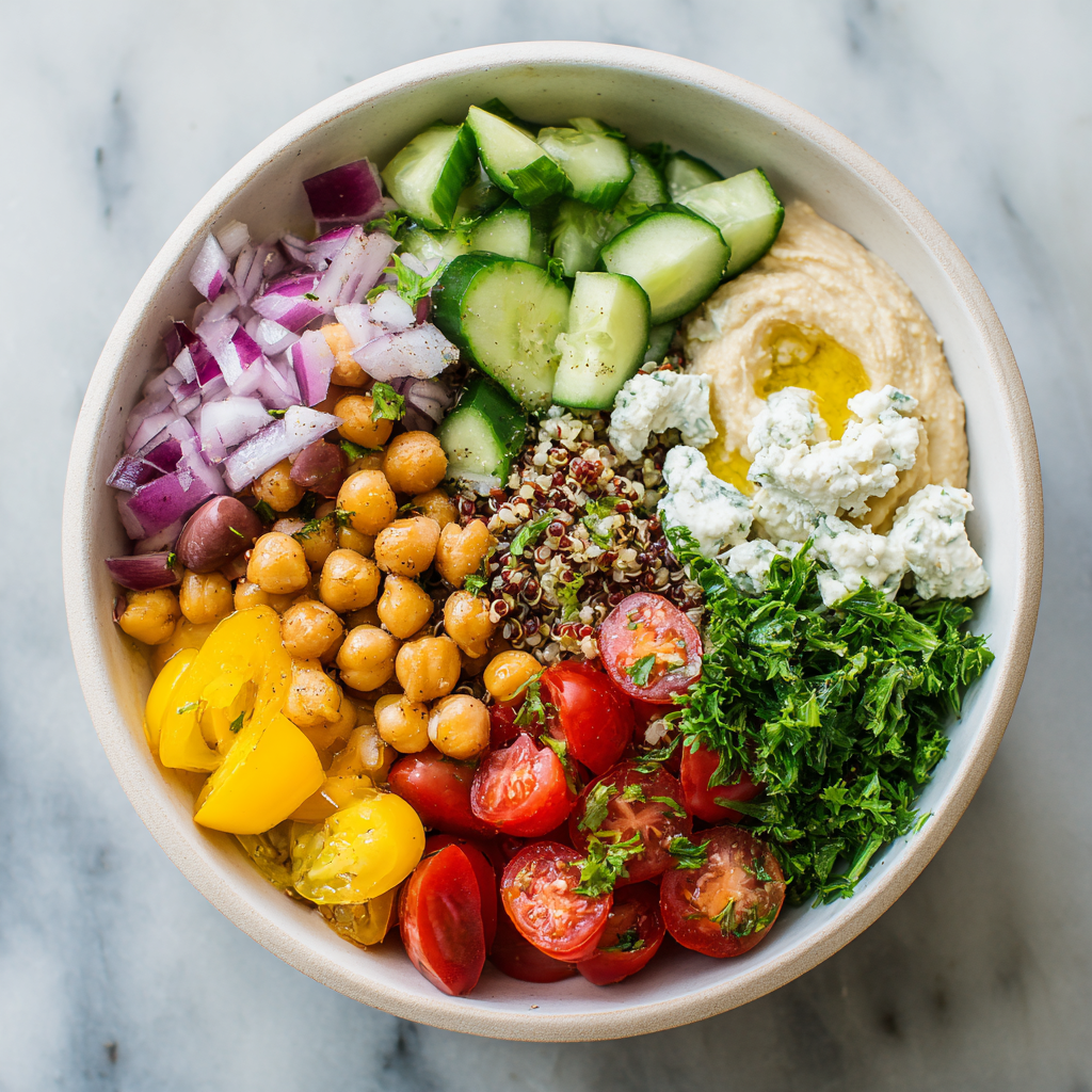 5-Minute Mediterranean Power Bowl