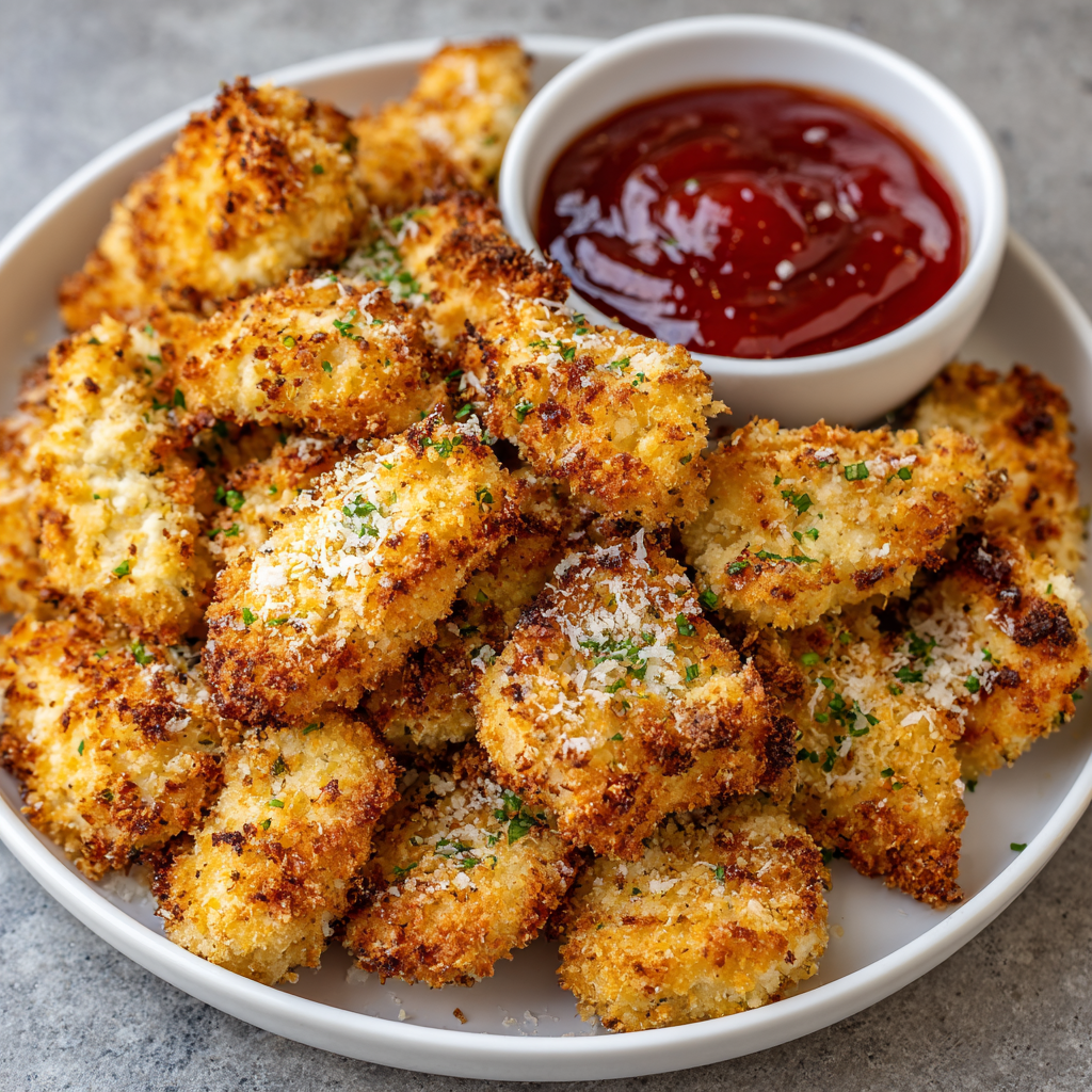 Crispy Chicken Tender Bites (No Fry!)