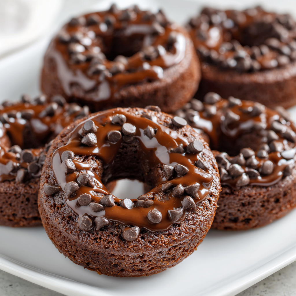 Healthy Chocolate Protein Donuts