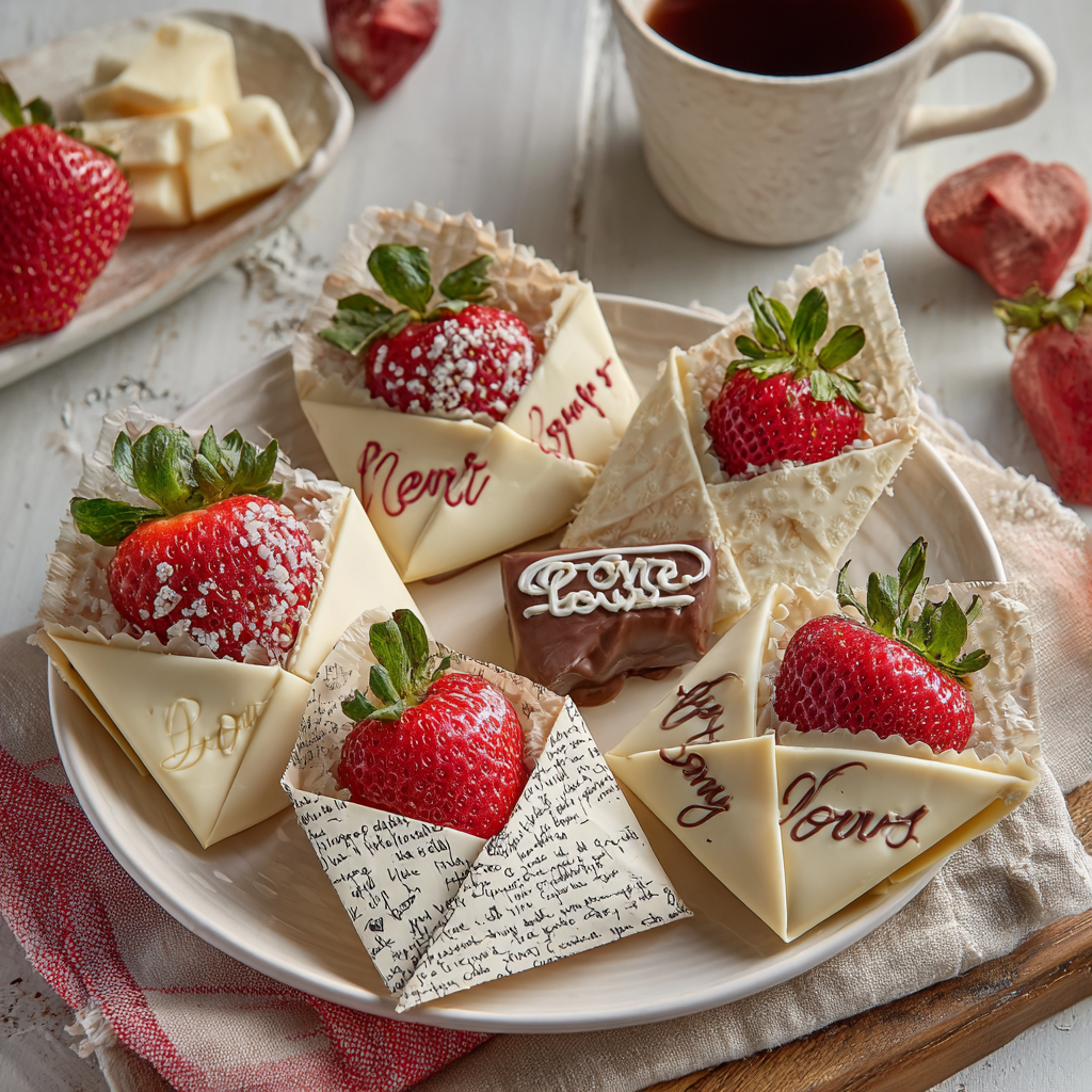 Valentine’s Day Strawberry Love Letters