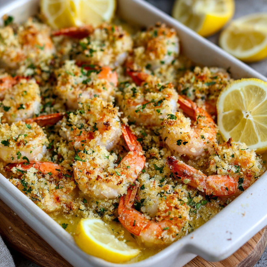 Baked Shrimp Scampi
