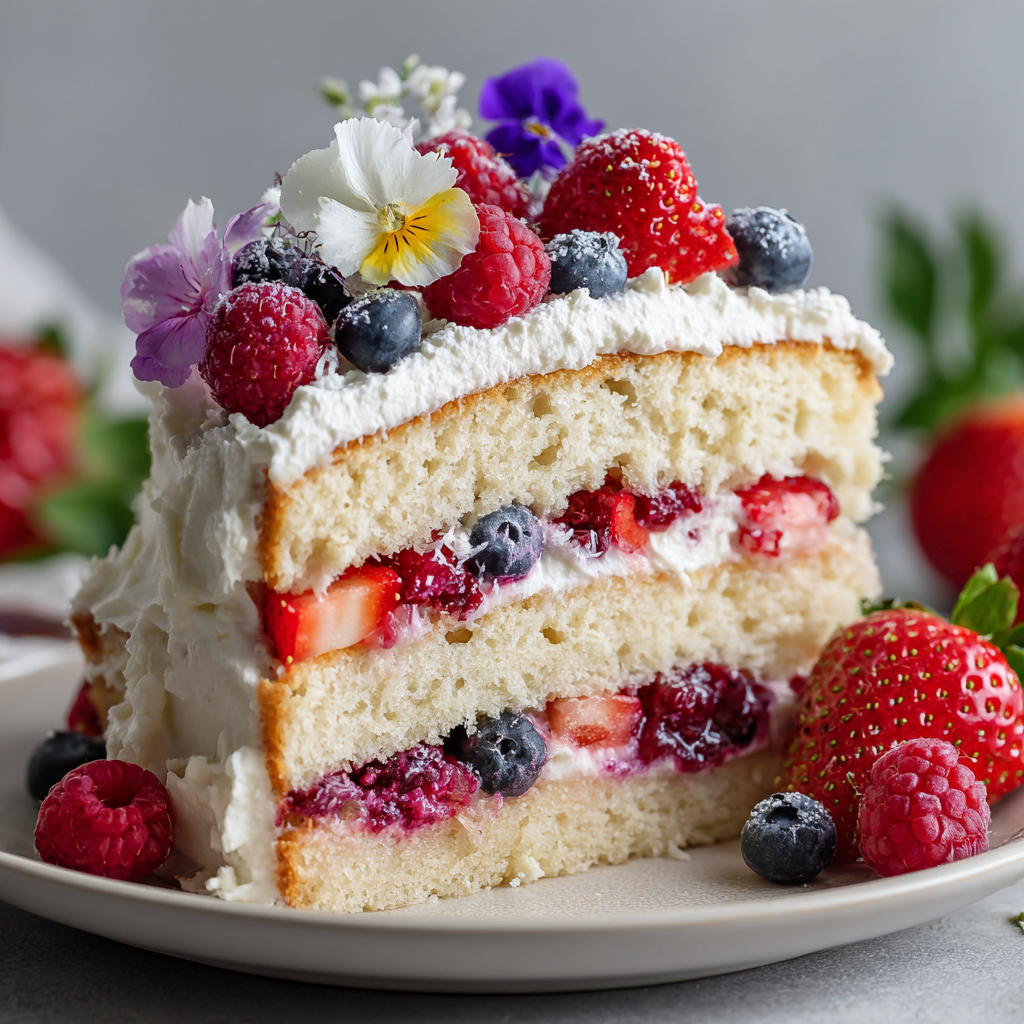 Berry Chantilly Cake