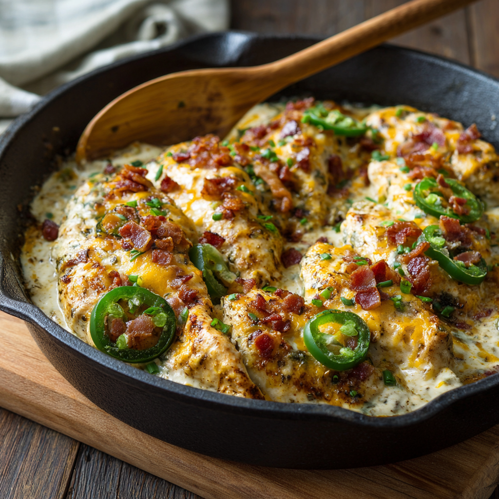 Creamy Jalapeño Popper Chicken Tenders