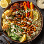 Roasted Vegetable Shawarma Bowls