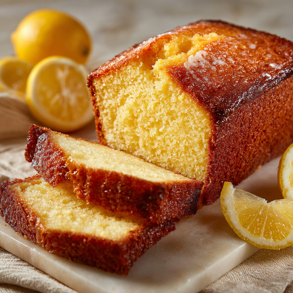 Moist Lemon Pound Cake