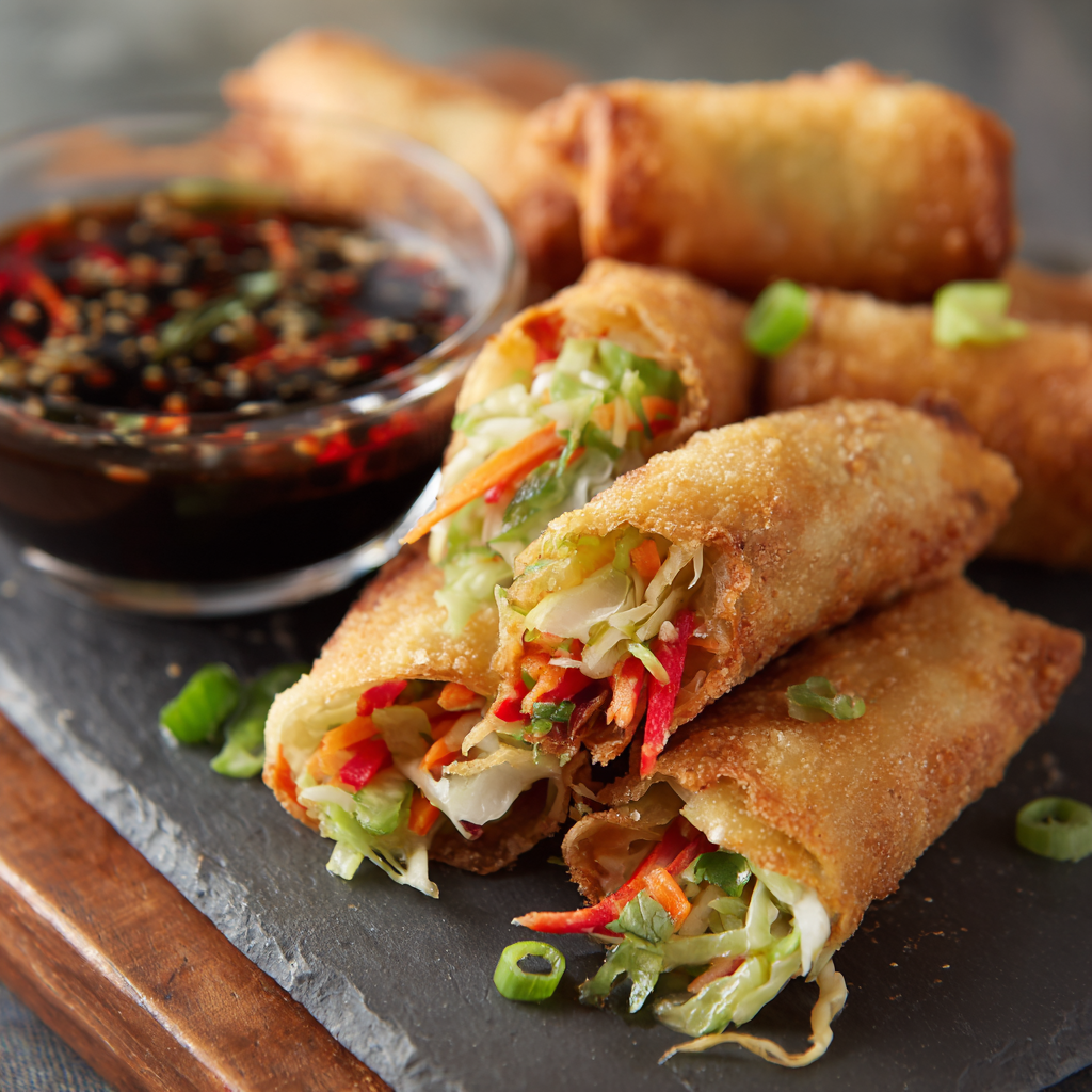Crispy Vegetable Spring Rolls