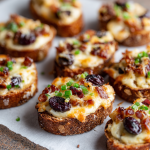 Cheesy Swiss & Olive Rye Bites
