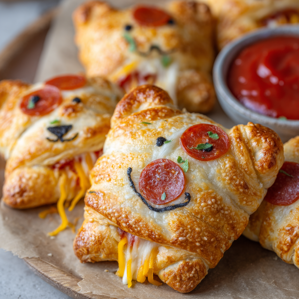 Easy Crescent Roll Pizza Pockets