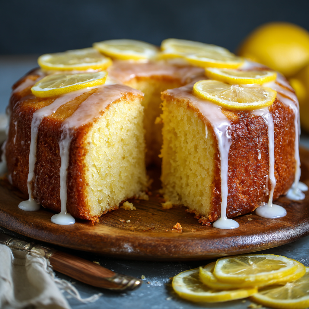 Triple Lemon Yogurt Cake