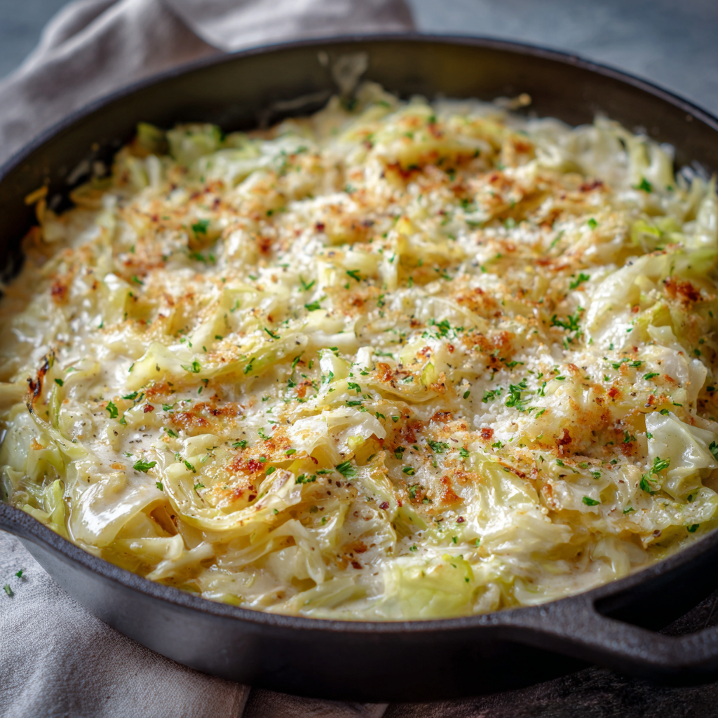 Cabbage Alfredo