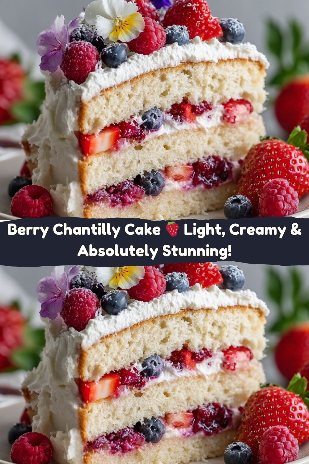 Berry Chantilly Cake