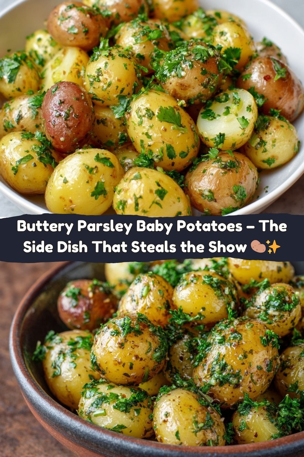 Buttery Parsley Baby Potatoes