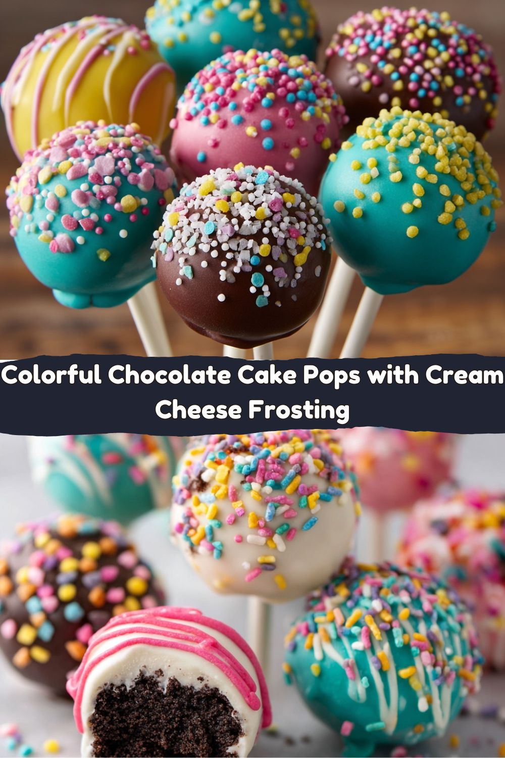 Colorful Chocolate Cake Pops