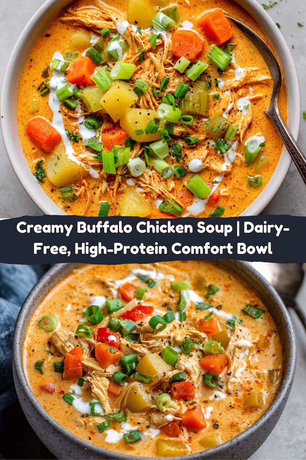 Creamy Buffalo Chicken Soup
