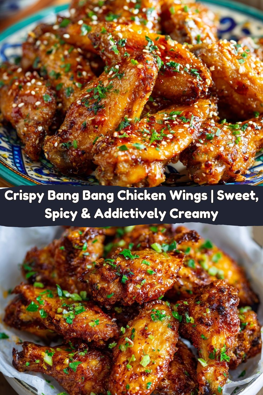 Crispy Bang Bang Chicken Wings
