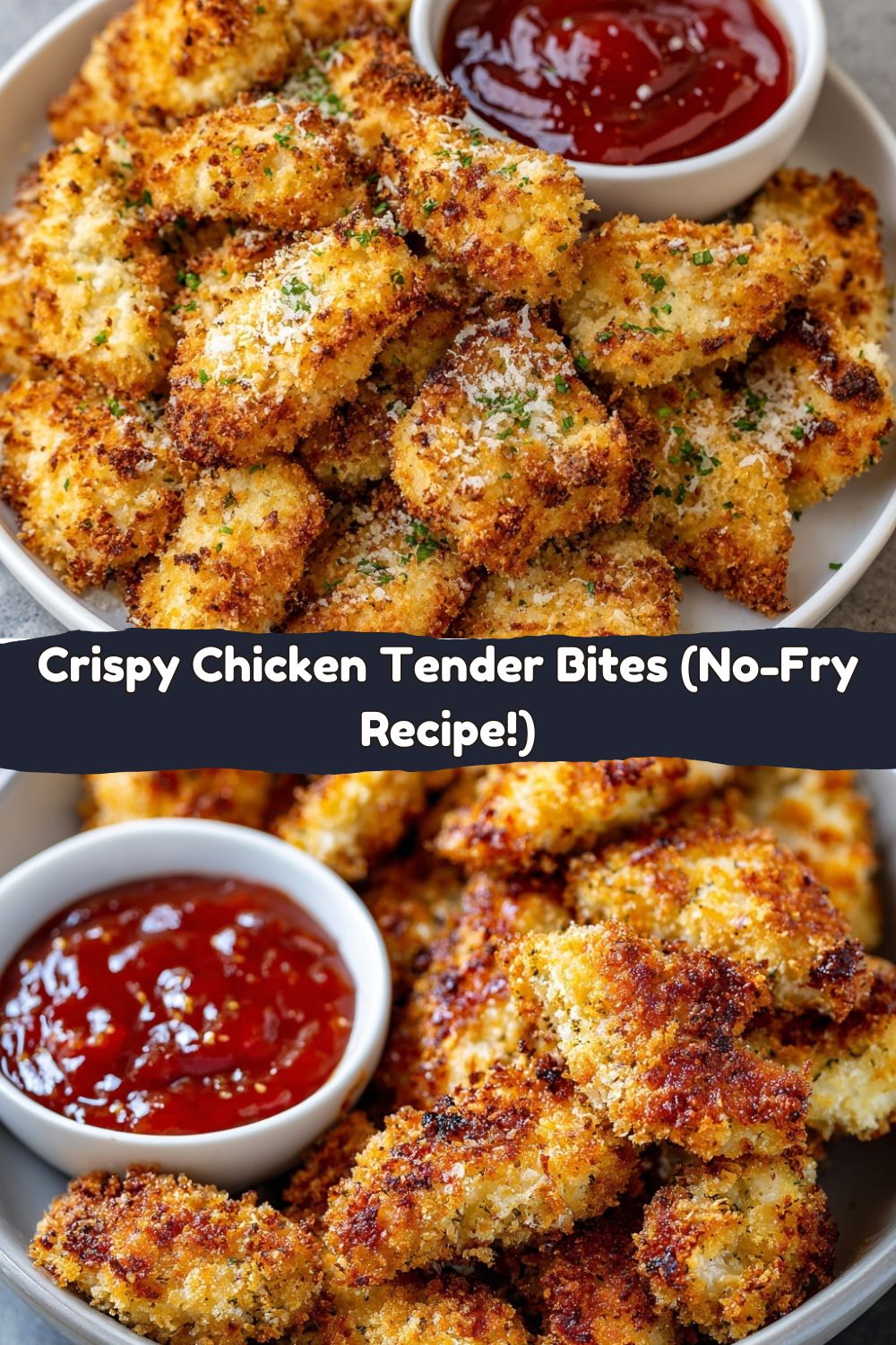 Crispy Chicken Tender Bites (No Fry!)