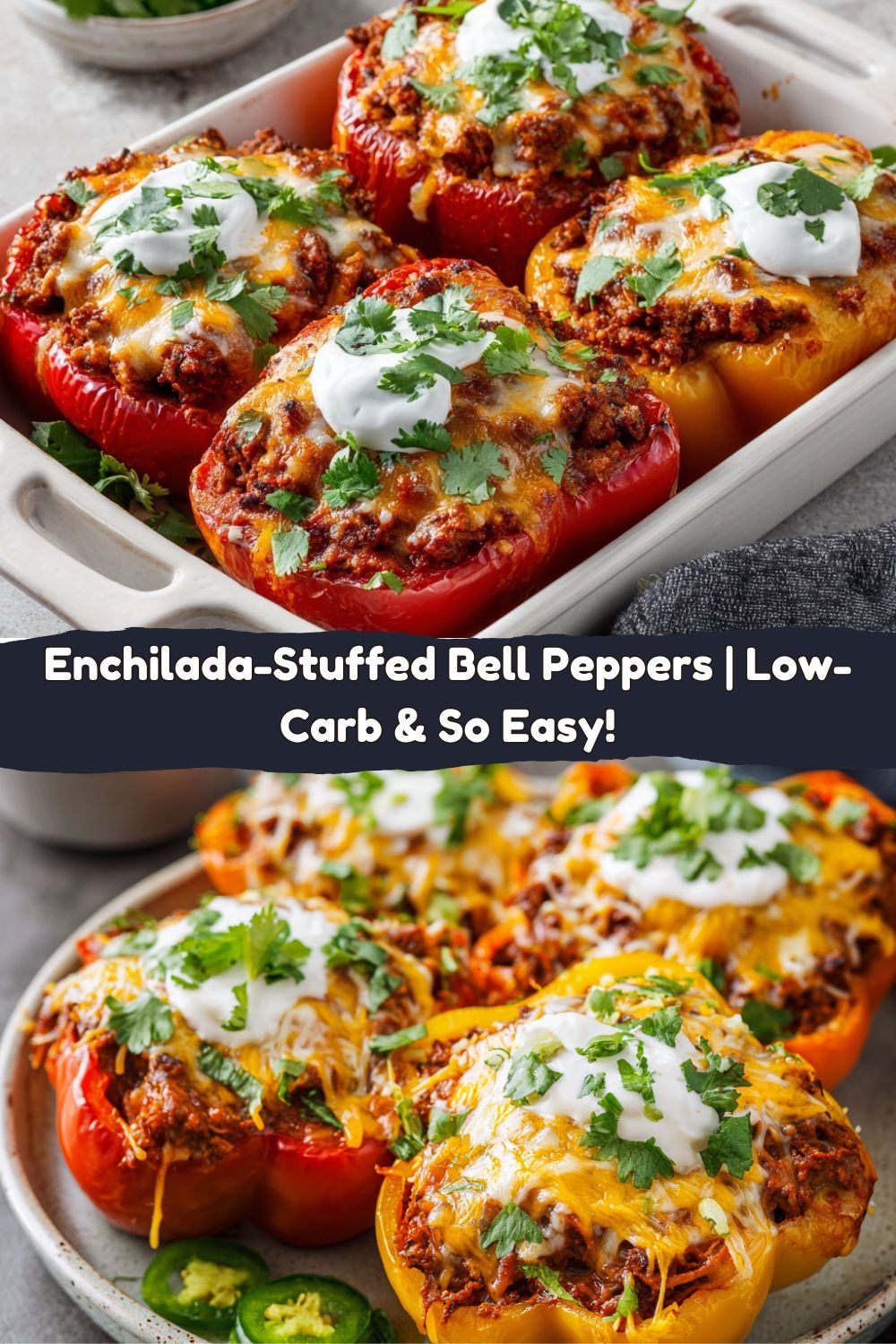 Enchilada-Stuffed Bell Peppers