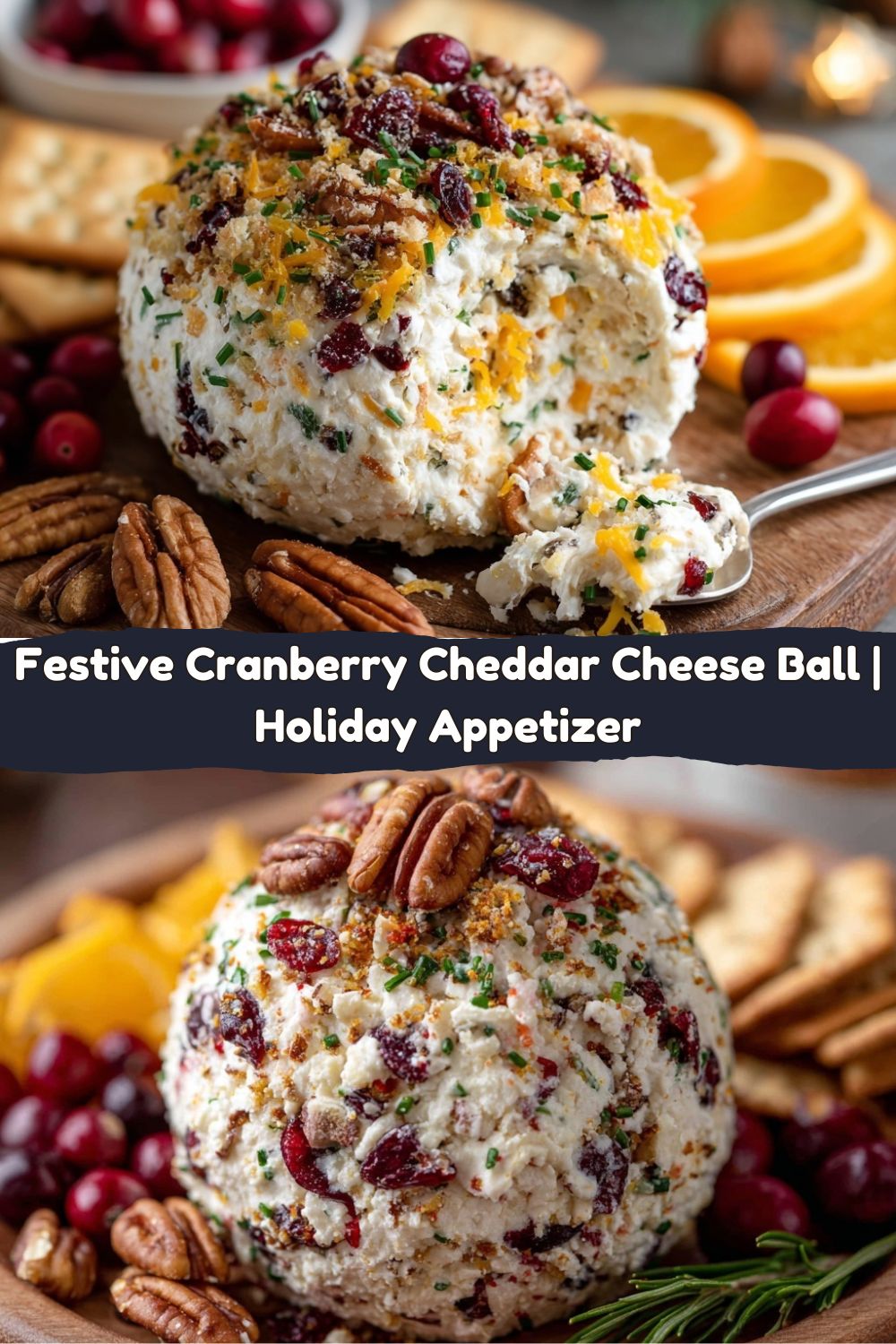 Holiday Cranberry Cheese Ball