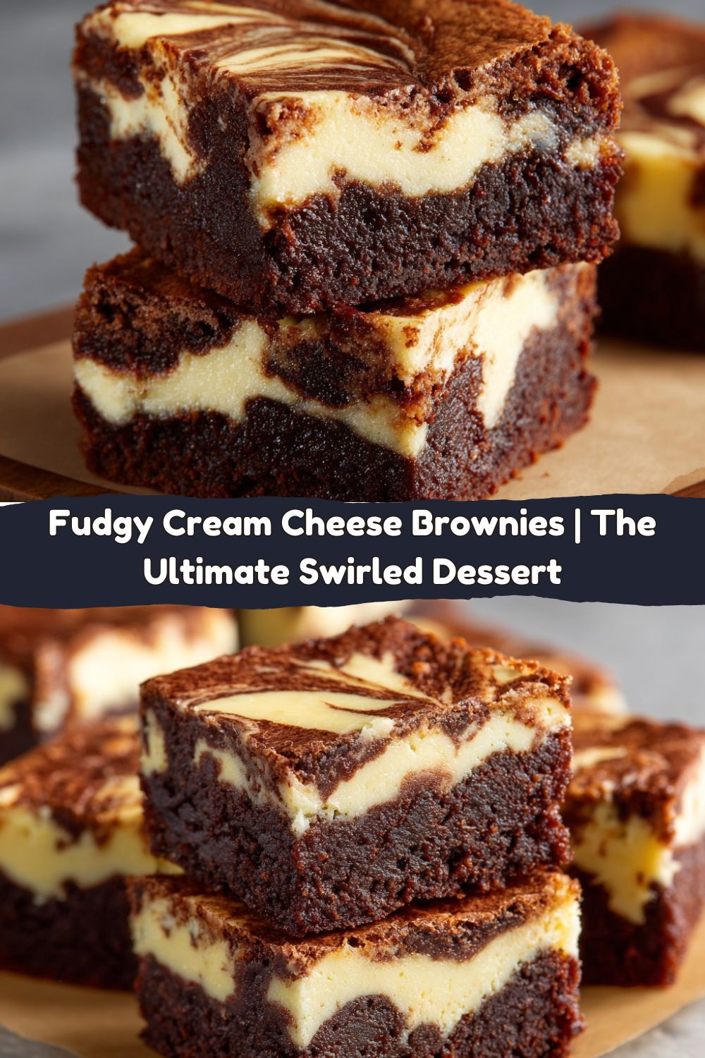 Fudgy Cream Cheese Brownies