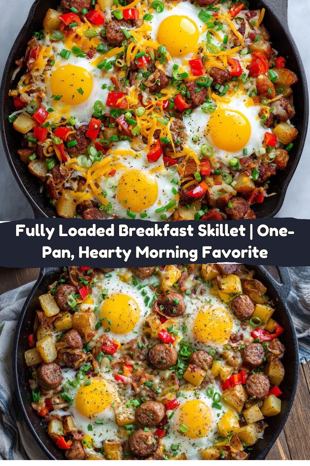 Fully Loaded Breakfast Skillet with Sausage