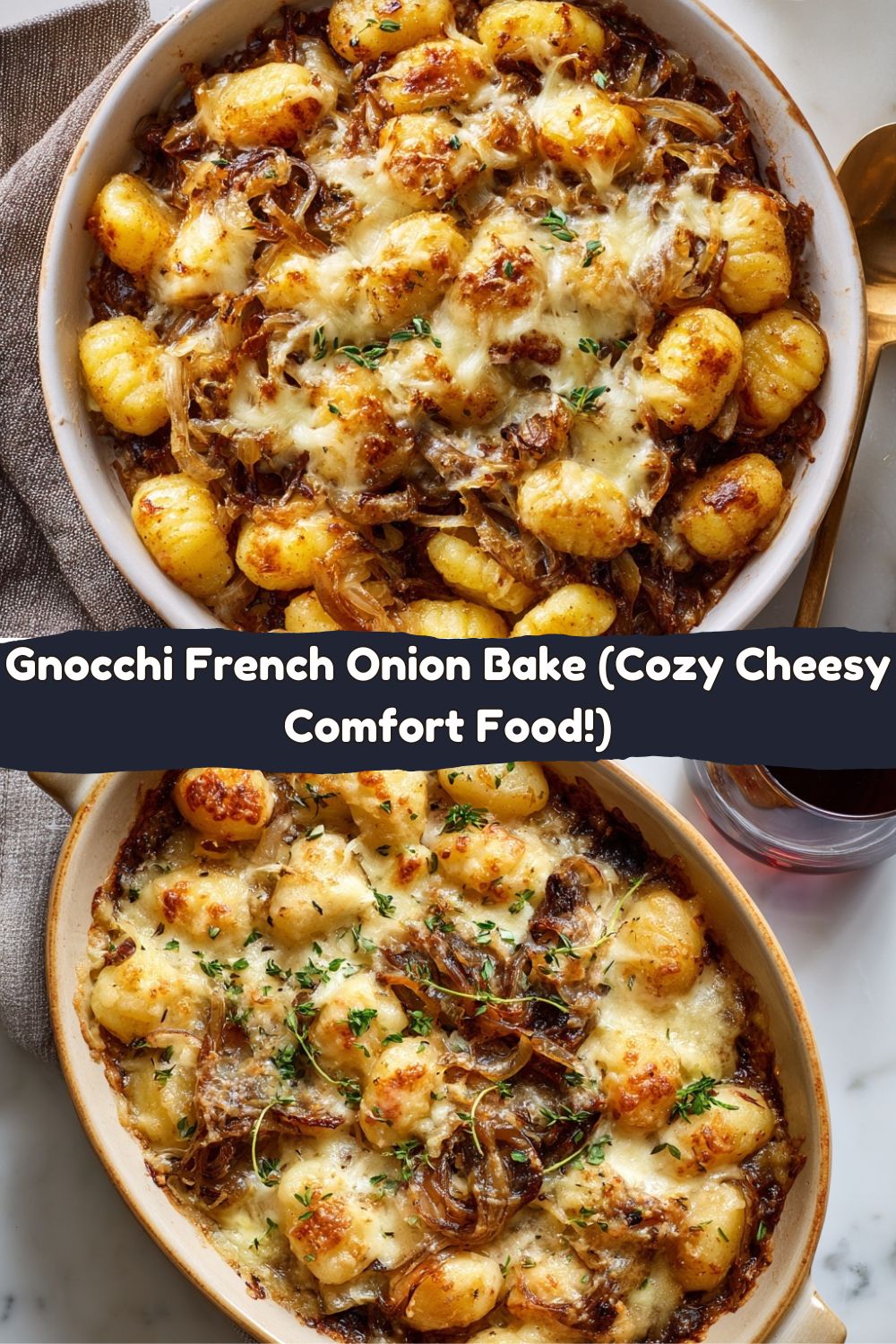 Gnocchi French Onion Bake