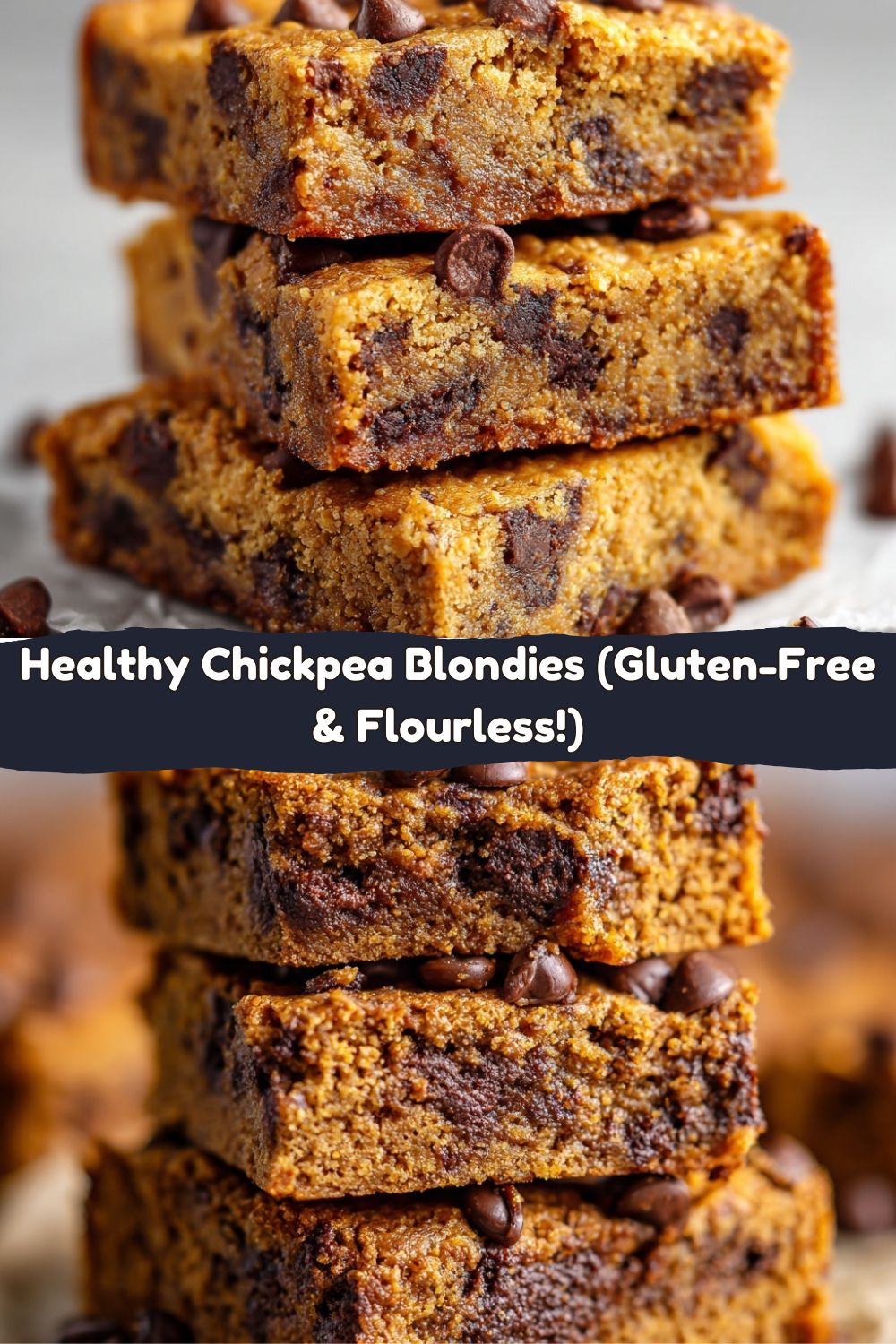 Healthy Chickpea Blondies