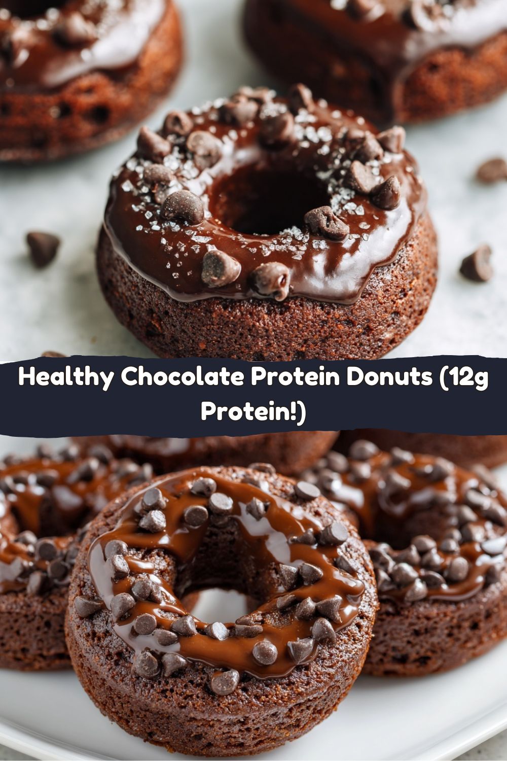 Healthy Chocolate Protein Donuts