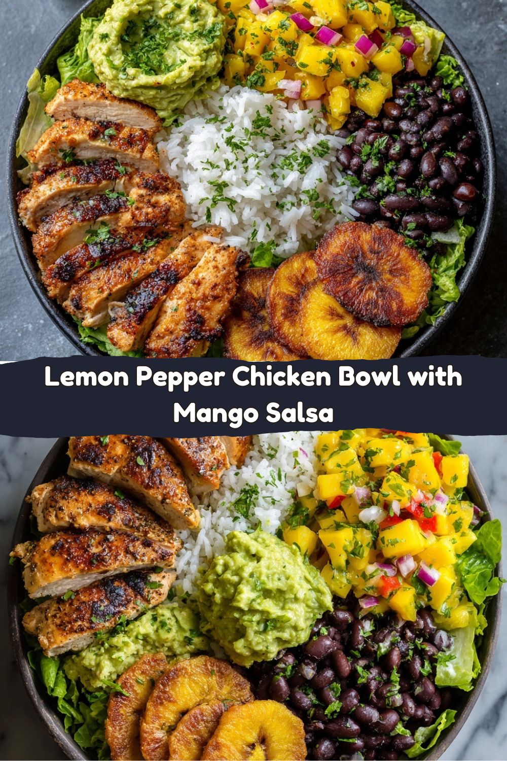 Lemon Pepper Chicken Bowl Recipe