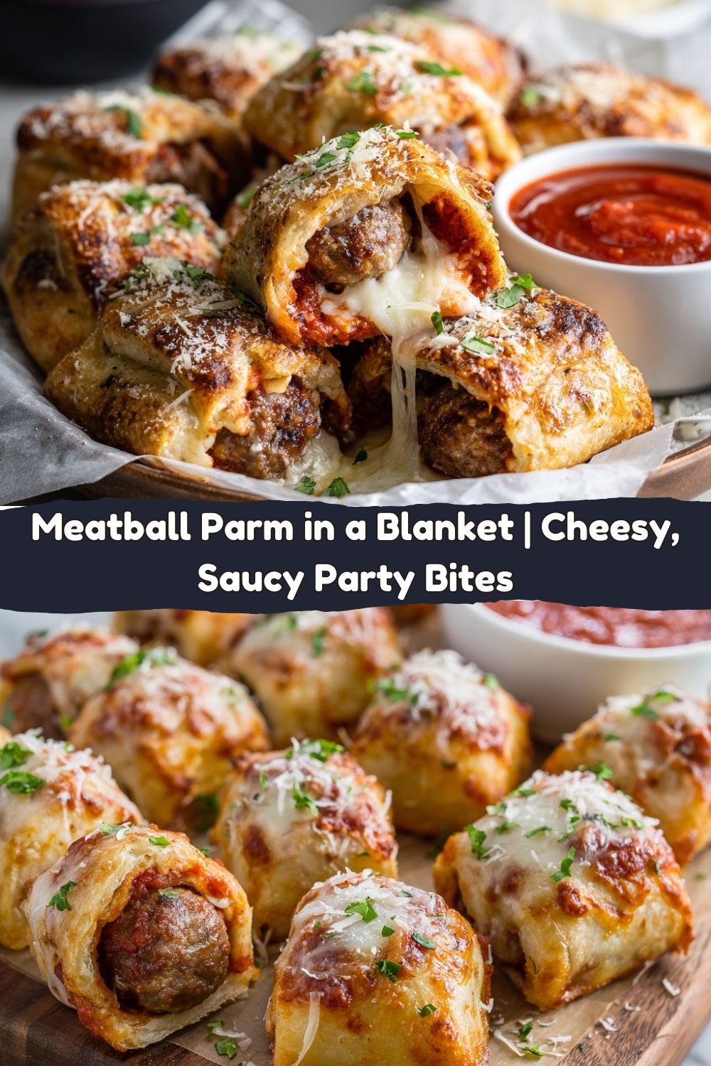 Meatball Parm in a Blanket