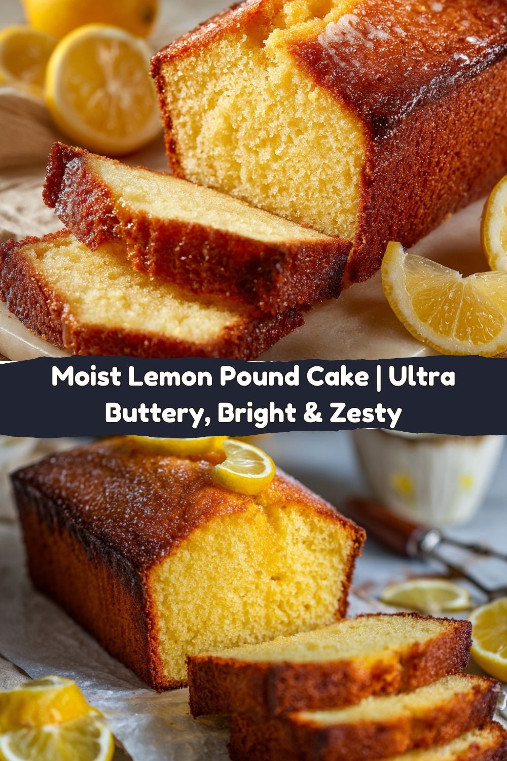 Moist Lemon Pound Cake