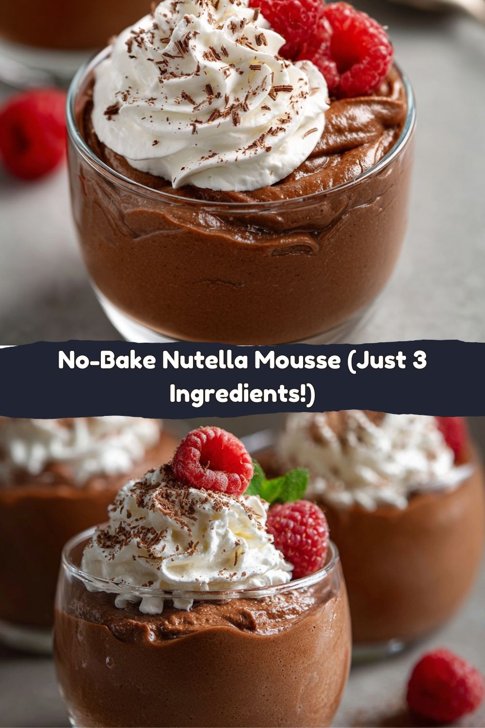 No-Bake Nutella Mousse